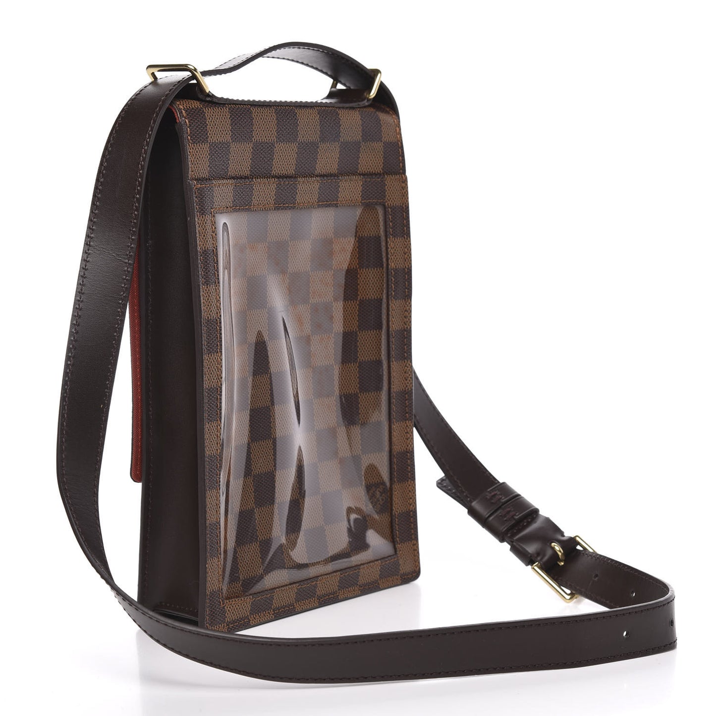 Damier Ebene Portobello Travel Shoulder Bag
