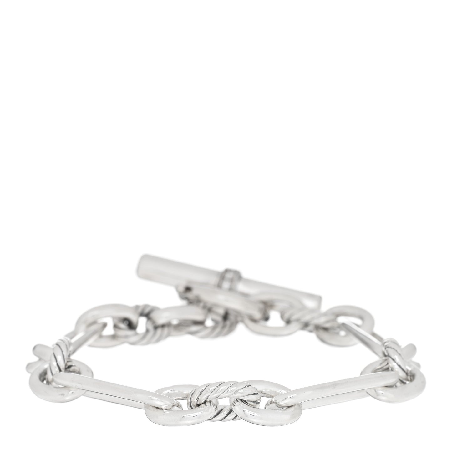 Sterling Silver Diamond Lexington Chain Bracelet