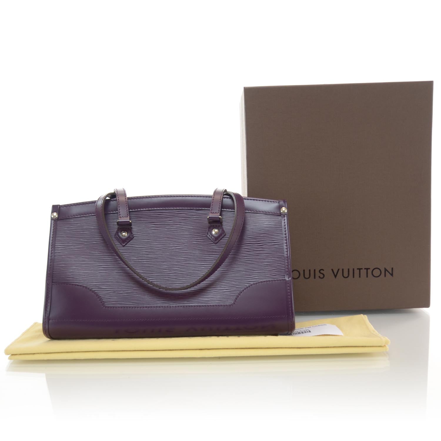 Louis Vuitton Epi Madeleine PM Cassis 3 of 8