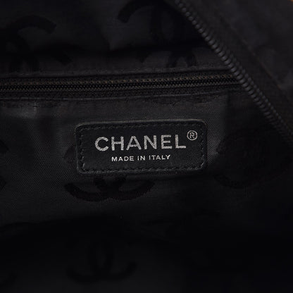 Chanel Calfskin Quilted Large Cambon Tote Beige Black 7 of 16