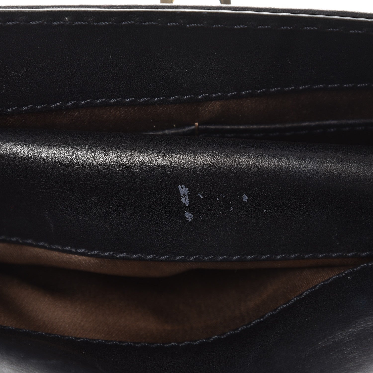 Valentino Garavani Vitello Rockstud Flip Lock Shoulder Flap Bag Black 14 of 15