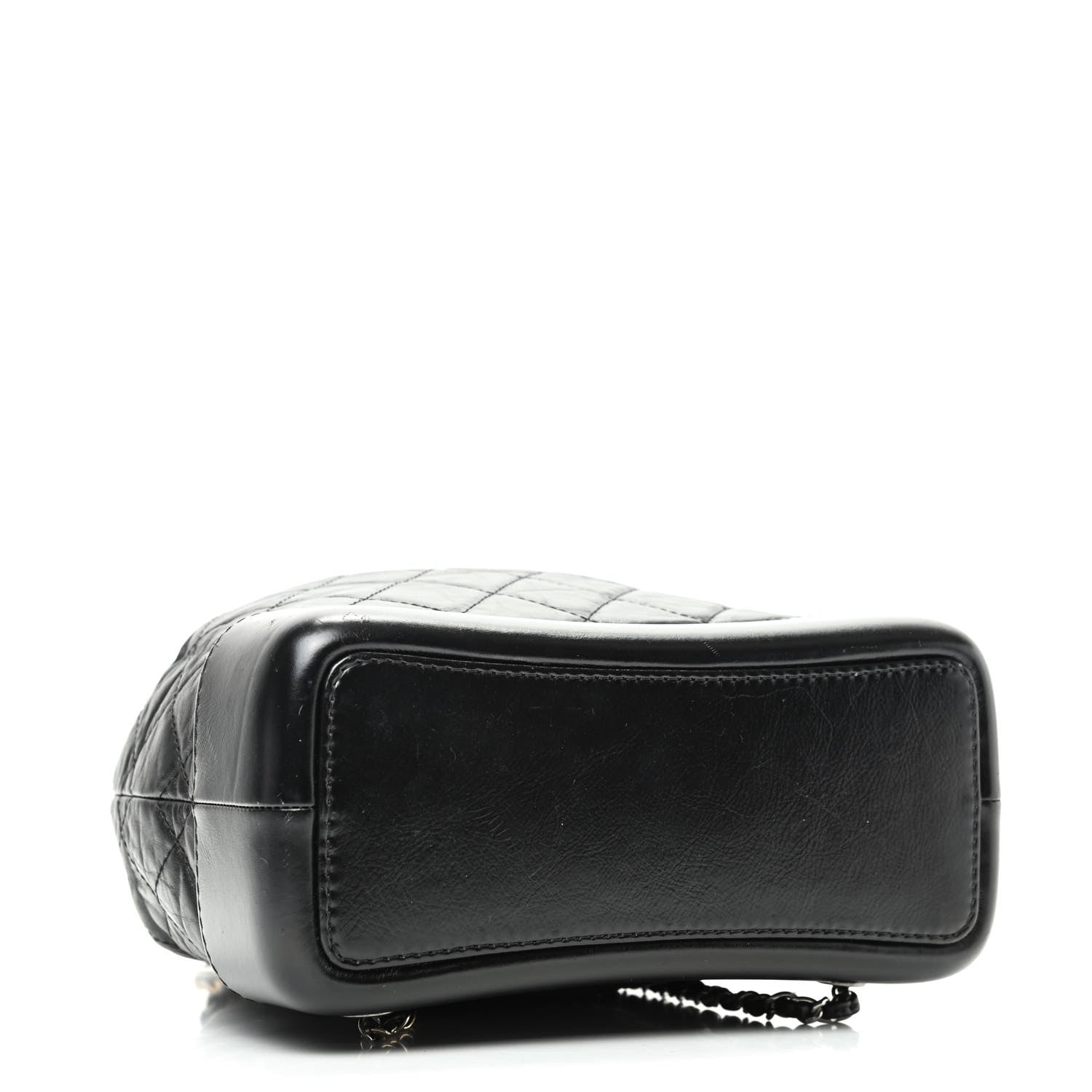 Chanel Aged Calfskin Quilted Small Gabrielle Backpack Black 4 of 10
