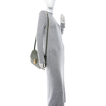 Celine Liege Calfskin Medium Classic Box Flap Bag Light Khaki 2 of 8