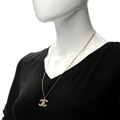 Chanel Baguette Crystal CC Necklace Gold 2 of 6