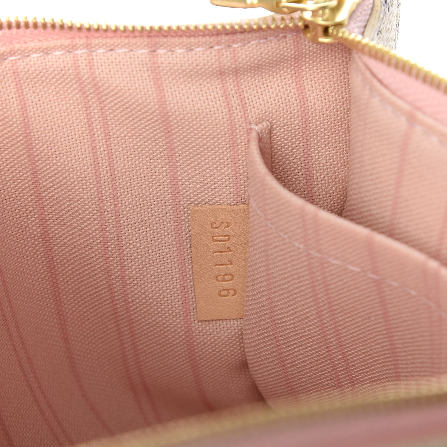 Louis Vuitton Damier Azur Neverfull MM GM Pochette Rose Ballerine 7 of 7