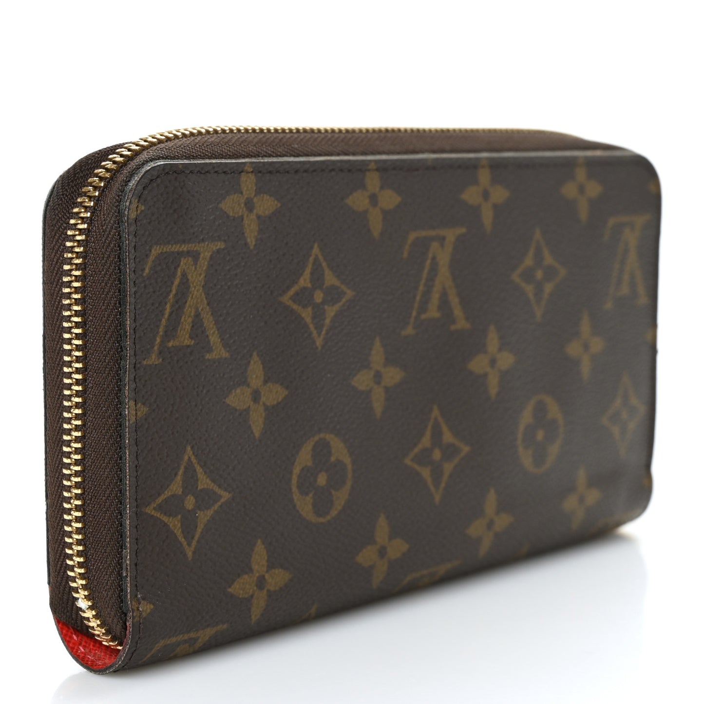 Monogram Zippy Wallet Coquelicot