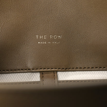 The Row Polished Saddle Calfskin Soft Margaux 12 Muschio 6 of 8