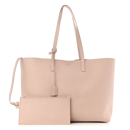 Saint Laurent Calfskin Large Shopping Tote Pale Blush 1 of 13