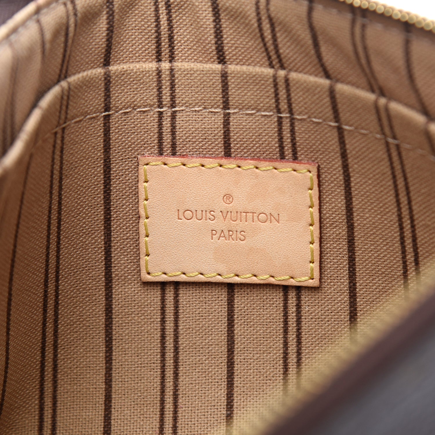 Louis Vuitton Monogram Neverfull MM GM Pochette 6 of 9