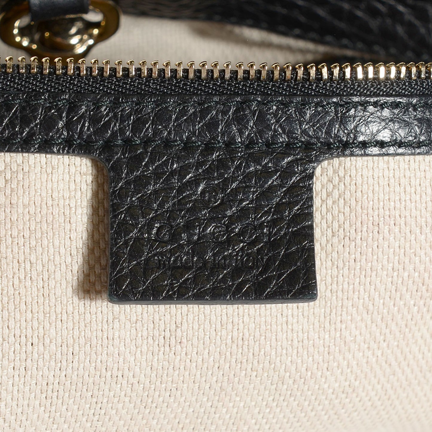 Pebbled Calfskin Medium Soho Chain Shoulder Bag Black