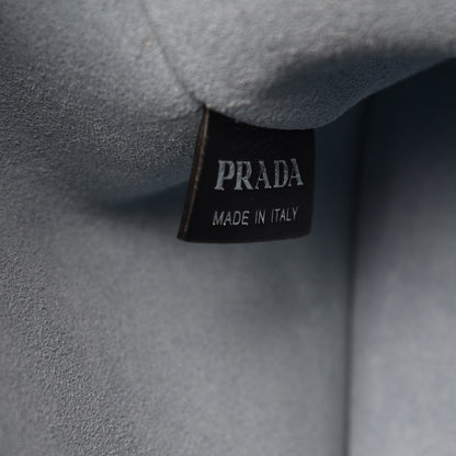 Prada Vitello Patch Comics Dual Shoulder Bag Marmo Black 8 of 9