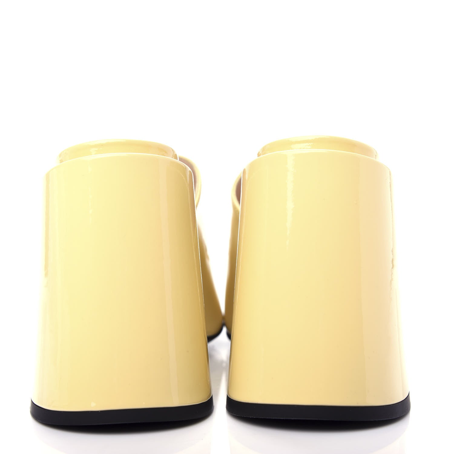 Gucci Patent Lexi Horsebit High-Heel Slide Sandals 35 Burro 7 of 11