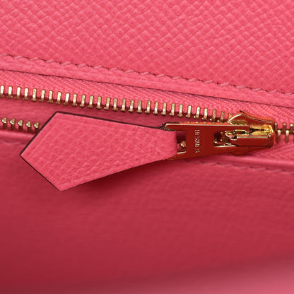 Hermes Epsom Kelly Sellier 28 Rose Azalee 24 of 41