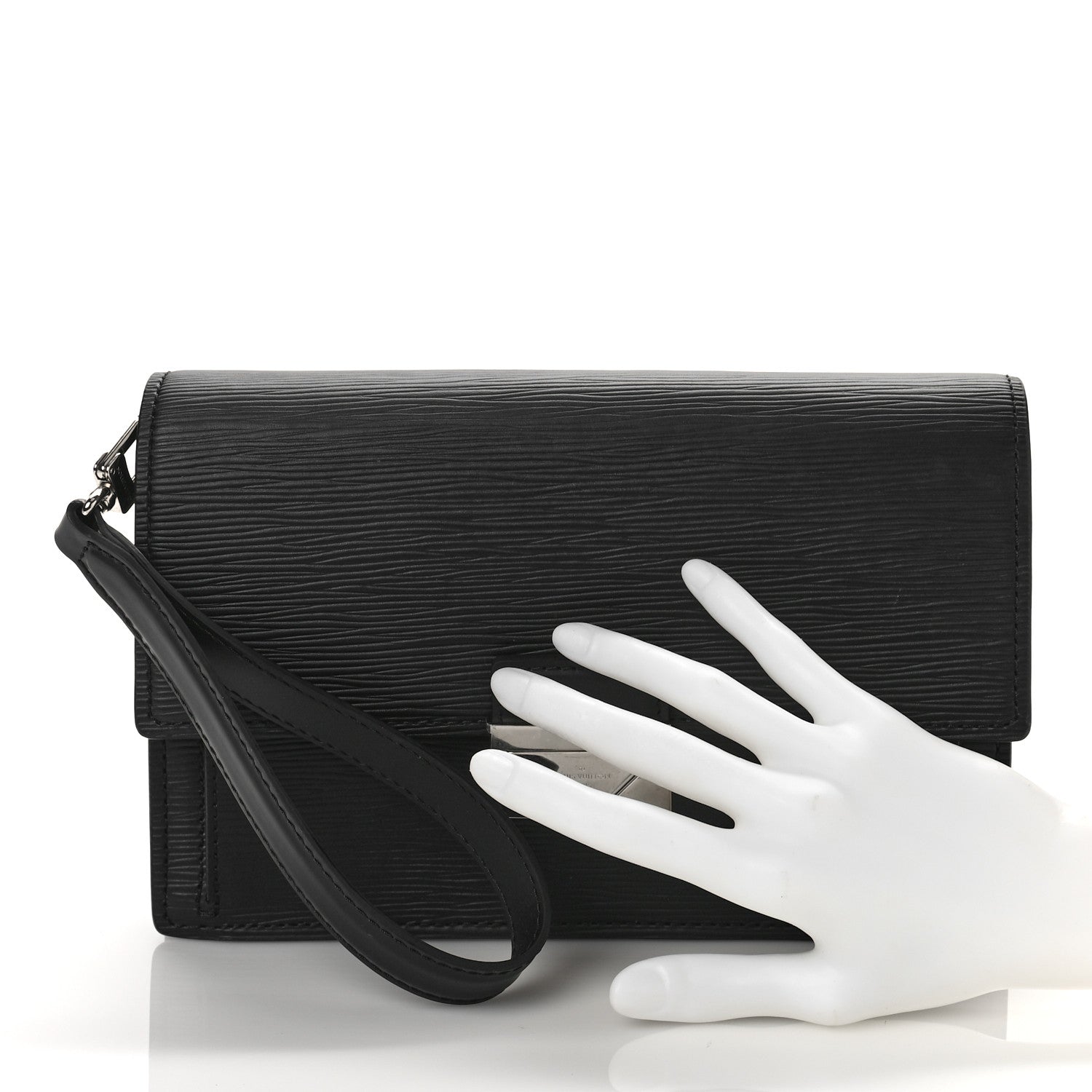 Louis Vuitton Epi Thames Clutch Black 2 of 8