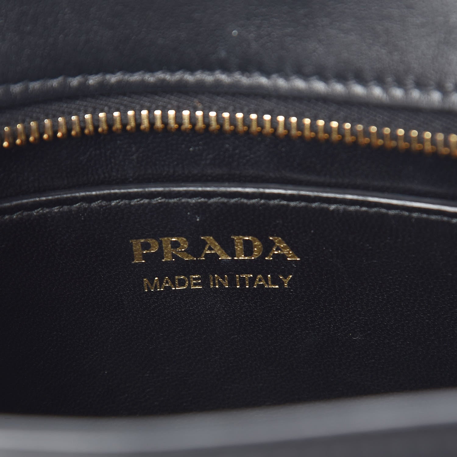 Prada Saffiano City Calfskin Esplanade Crossbody Bag Fuoco Black 6 of 9