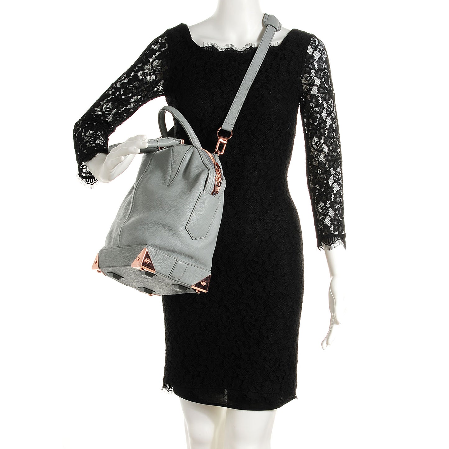 Pebbled Calfskin Small Emile Mercury With Rose Gold Hardware