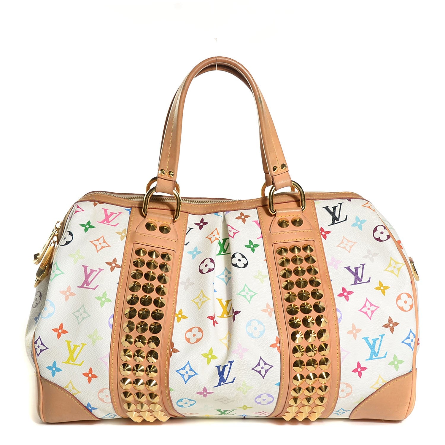 Louis Vuitton Monogram Multicolor Courtney GM White 1 of 7