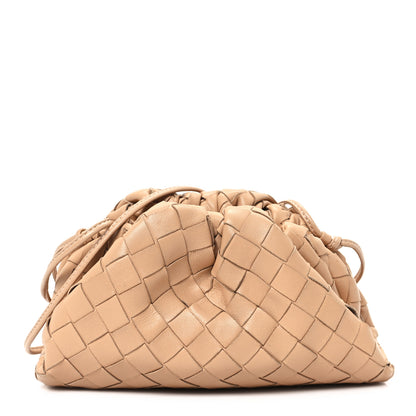 Bottega Veneta Nappa Intrecciato The Mini Pouch Almond 1 of 11