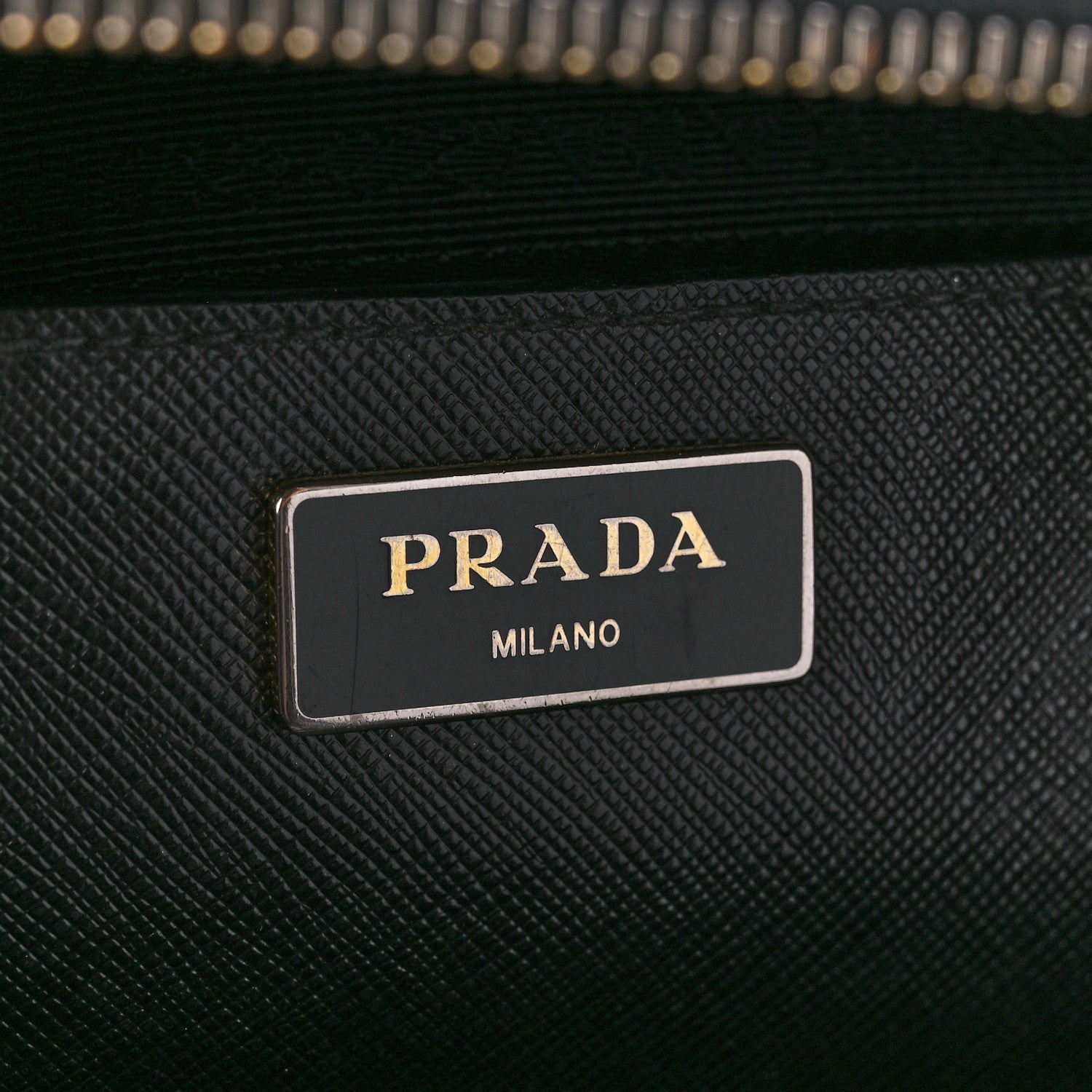 Prada Saffiano Medium Galleria Double Zip Tote Black 6 of 13