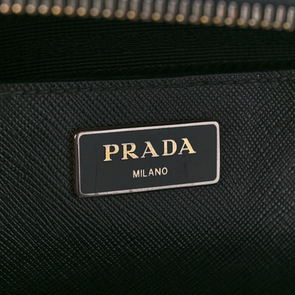 Prada Saffiano Medium Galleria Double Zip Tote Black 6 of 13