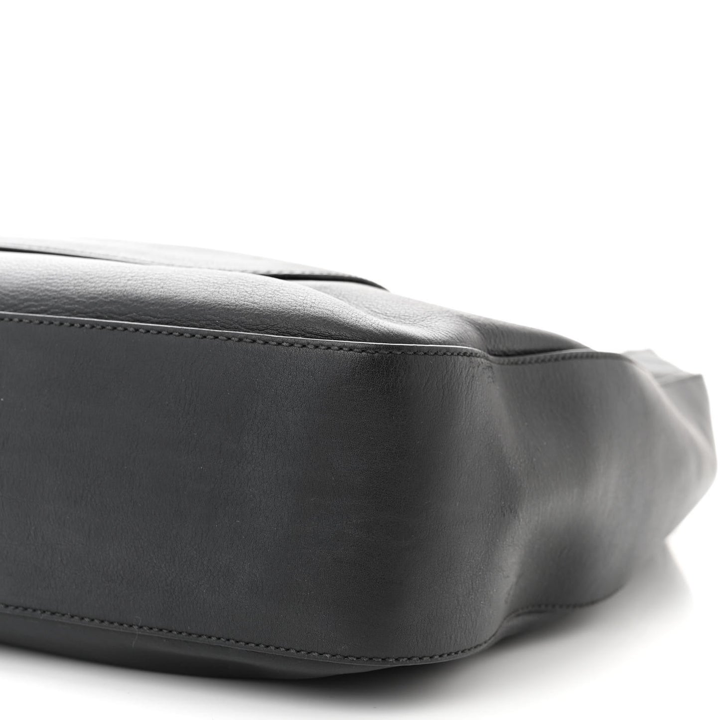 Vitello Corsica Pocket Hobo Bag Black