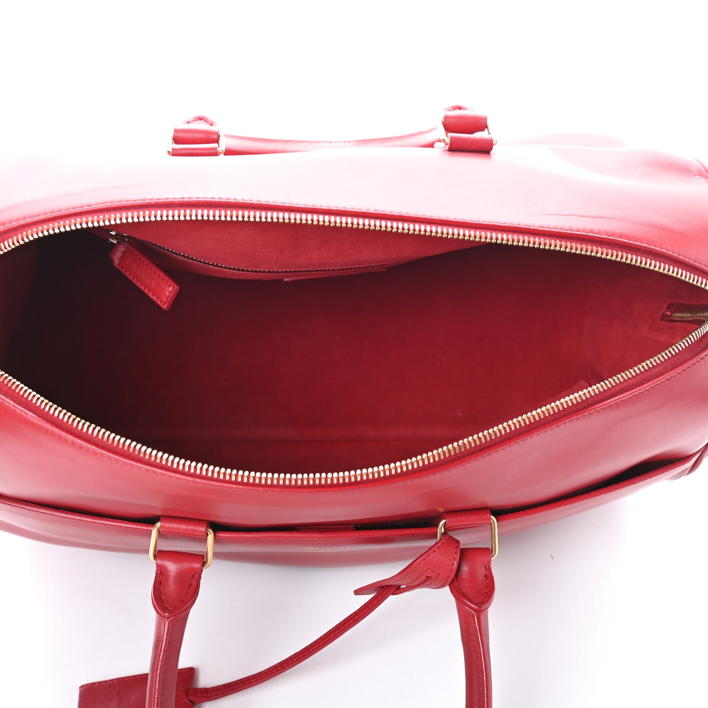 Calfskin Classic Duffle 12 Bag Red