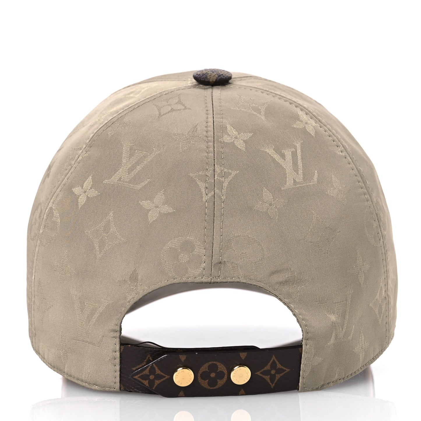 Monogram Polyester Silk LV Get Ready Cap M Beige