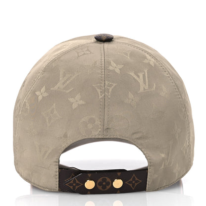 Louis Vuitton Monogram Polyester Silk LV Get Ready Cap M Beige 6 of 12