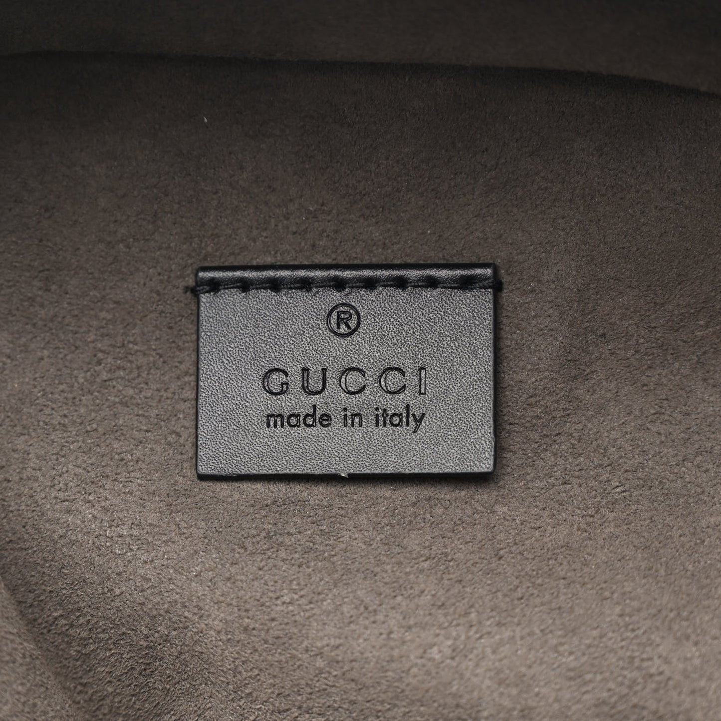 GG Supreme Monogram Medium Backpack Black