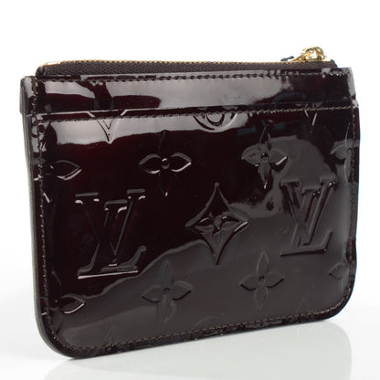 Louis Vuitton Vernis Key Pouch Amarante 3 of 8