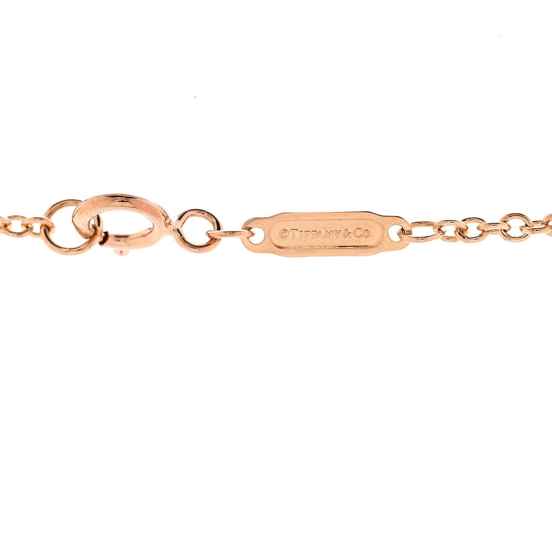 18K Rose Gold Knot Necklace