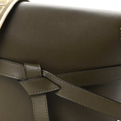 Loewe Calfskin Jacquard Small Gate Dual Bag Autumn Green 7 of 9