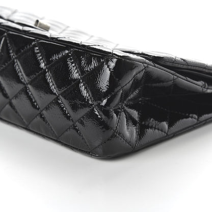 Chanel Distressed Patent Quilted 2.55 Reissue 227 Flap Black 7 of 11