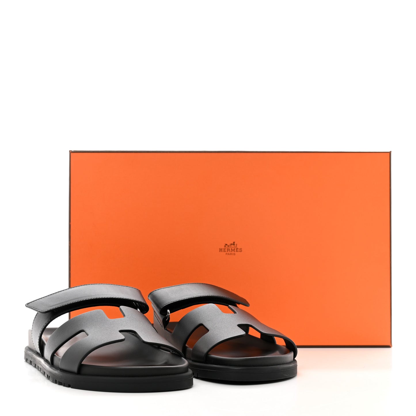Calfskin Womens Chypre Sandals 37.5 Black