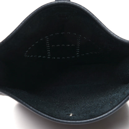 Hermes Taurillon Clemence Evelyne TPM Black 5 of 11