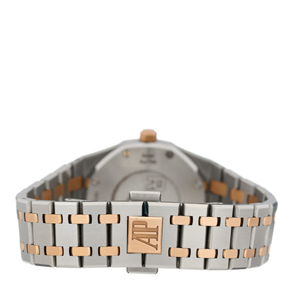 Audemars Piguet Stainless Steel 18K Rose Gold Diamond 33mm Royal Oak Quartz Watch White 67651SR.ZZ.1261SR.01 3 of 5
