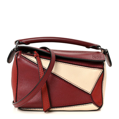 Loewe Calfskin Mini Puzzle Bag Wine Garnet 1 of 12