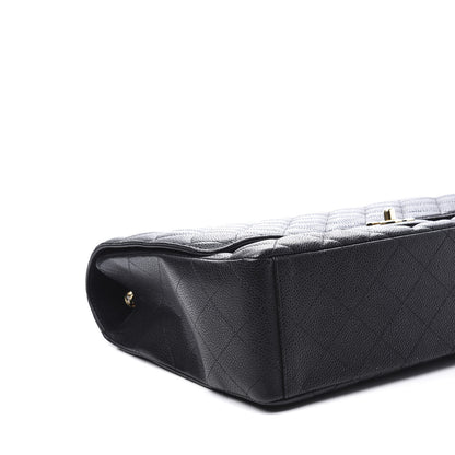 Chanel Caviar Quilted Maxi Single Flap Black 7 of 10