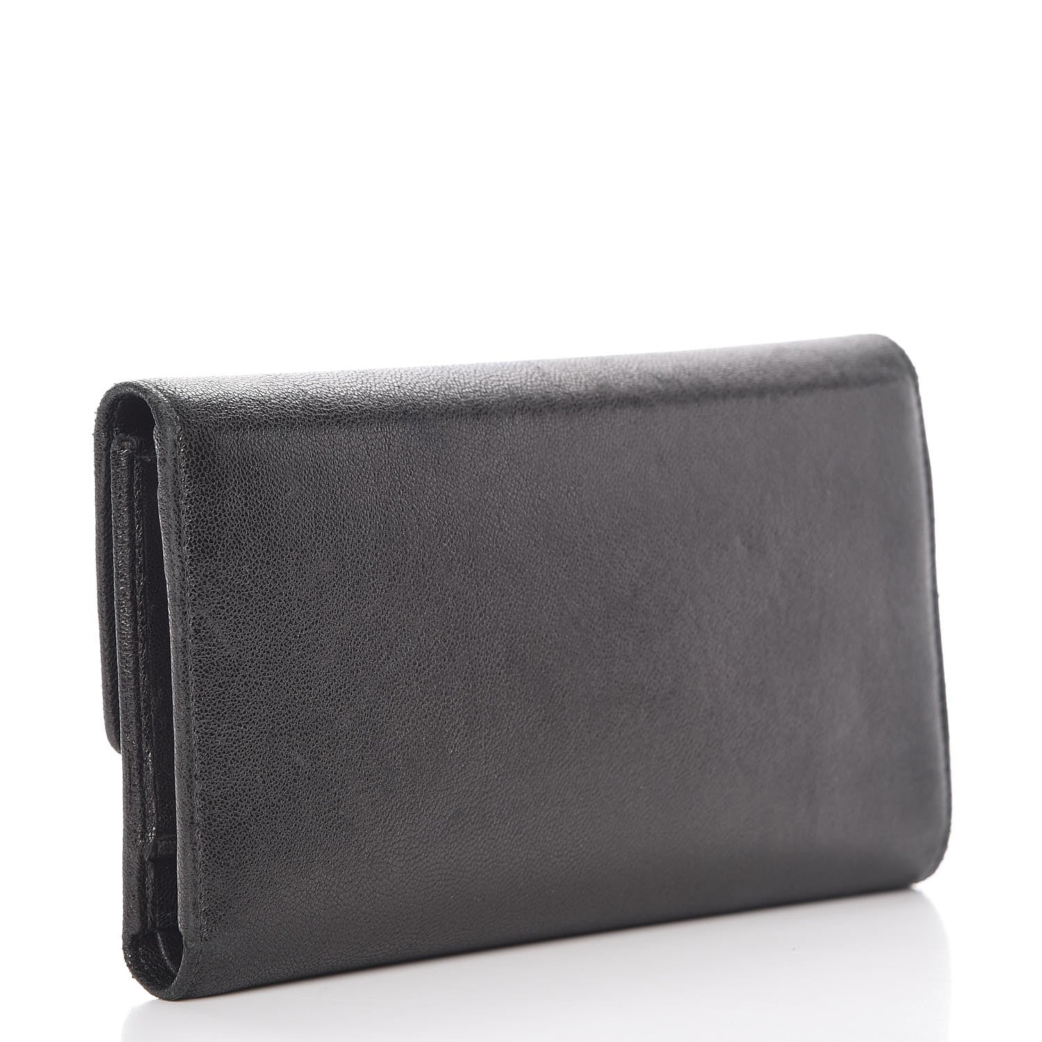 Chanel Calfskin CC Flap Wallet Black 3 of 8