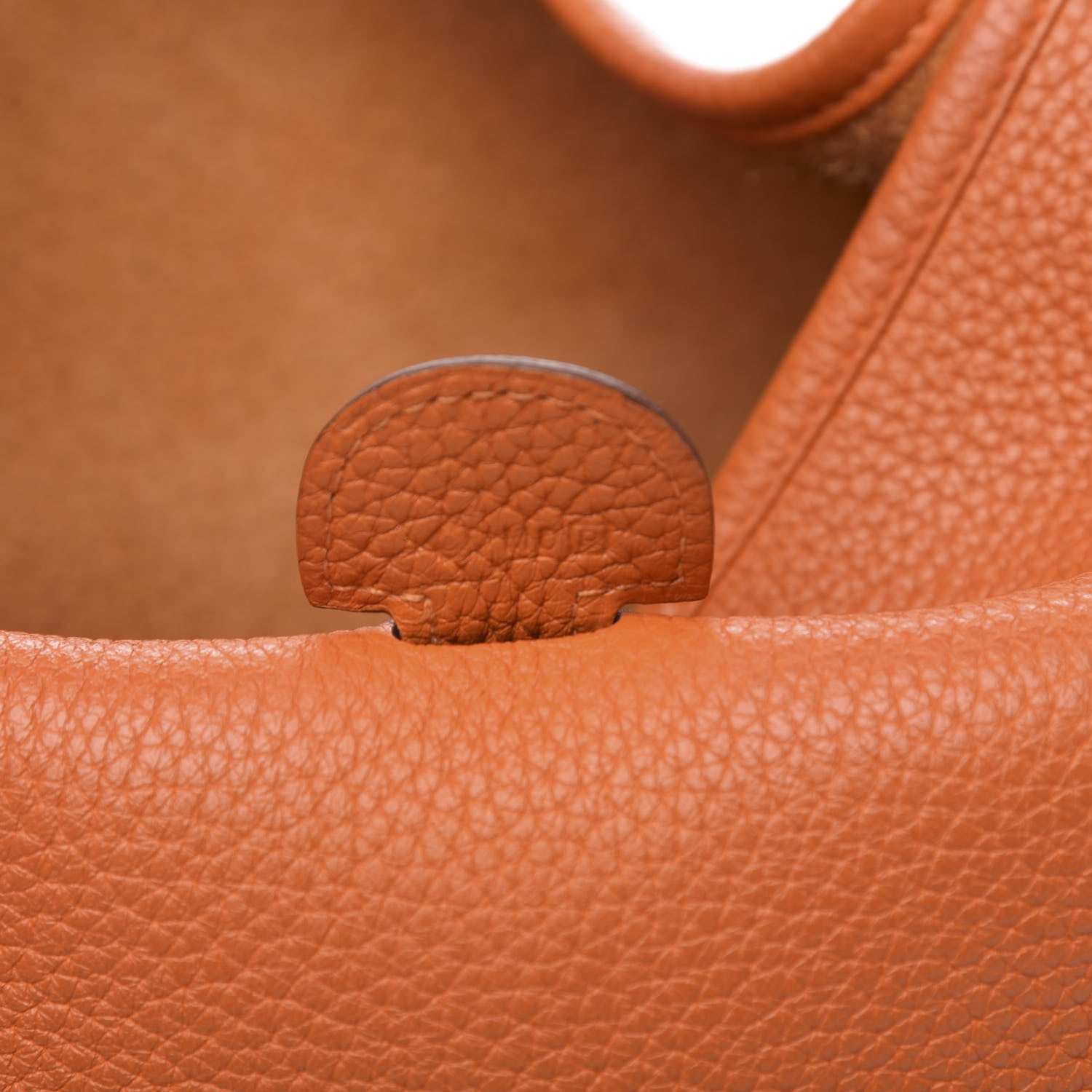 Hermes Taurillon Clemence Evelyne III GM Orange 7 of 12