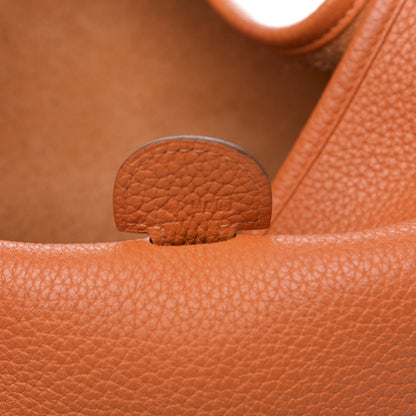 Hermes Taurillon Clemence Evelyne III GM Orange 7 of 12