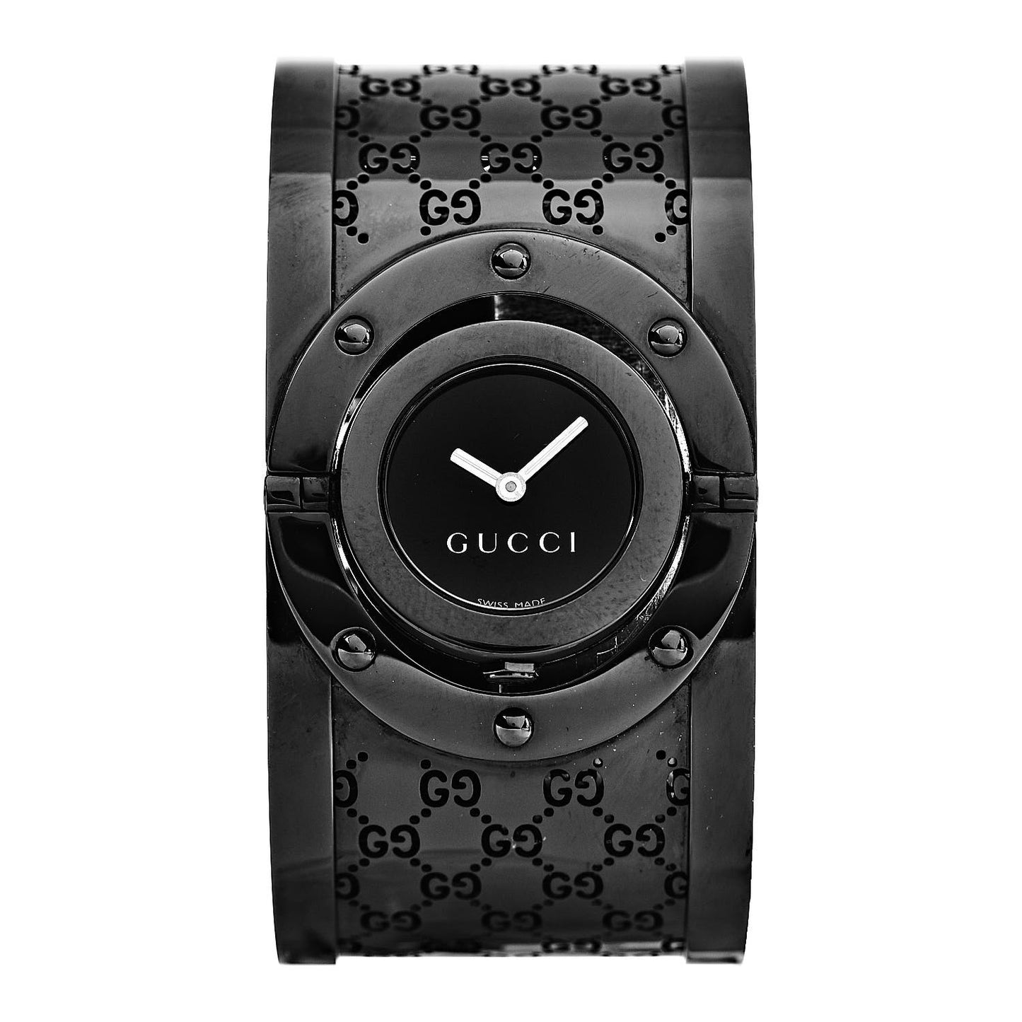 PVD Stainless Steel 33mm Twirl Quartz Watch Black