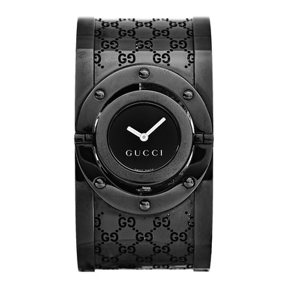 Gucci PVD Stainless Steel 33mm Twirl Quartz Watch Black 1 of 5