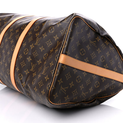 Louis Vuitton Monogram Keepall Bandouliere 55 9 of 20