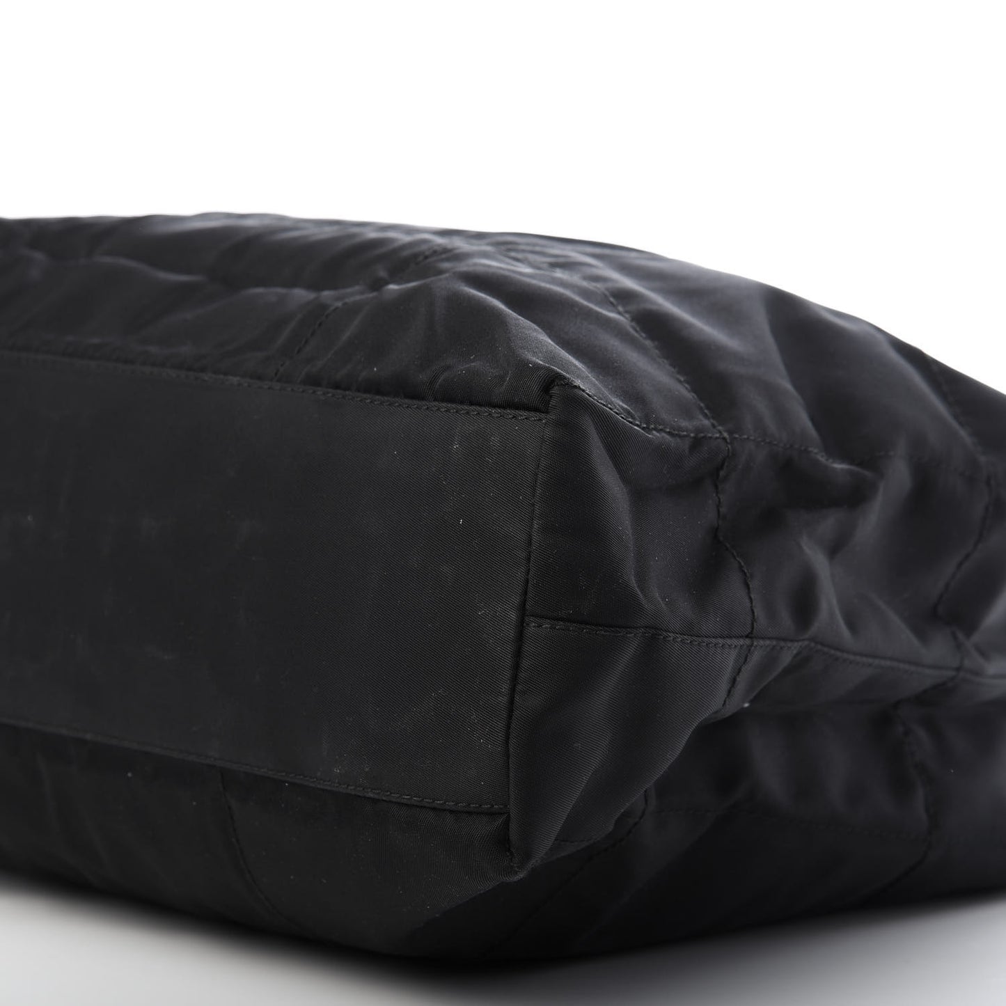 Tessuto Nylon Chain Tote Black