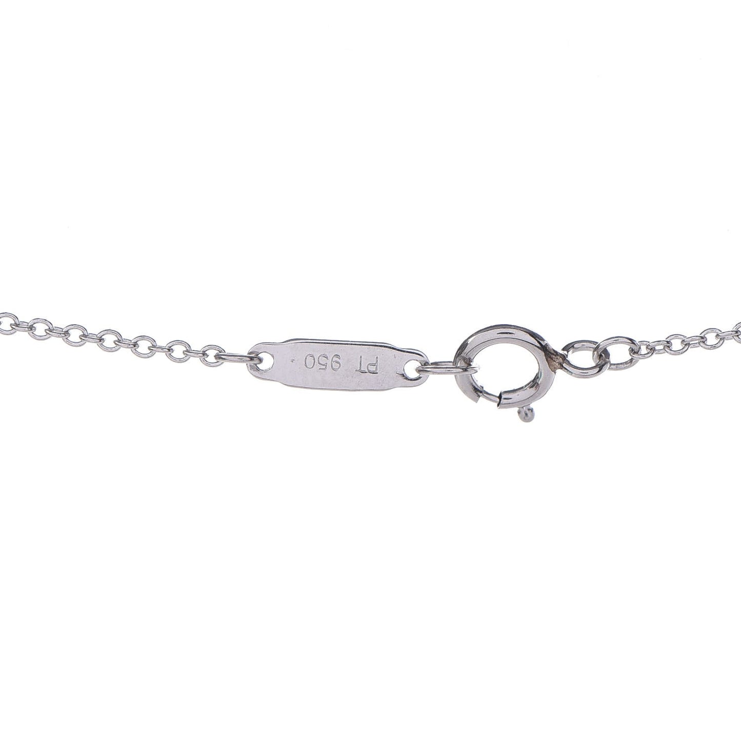 Platinum Diamond Jazz Triple Drop Pendant Necklace