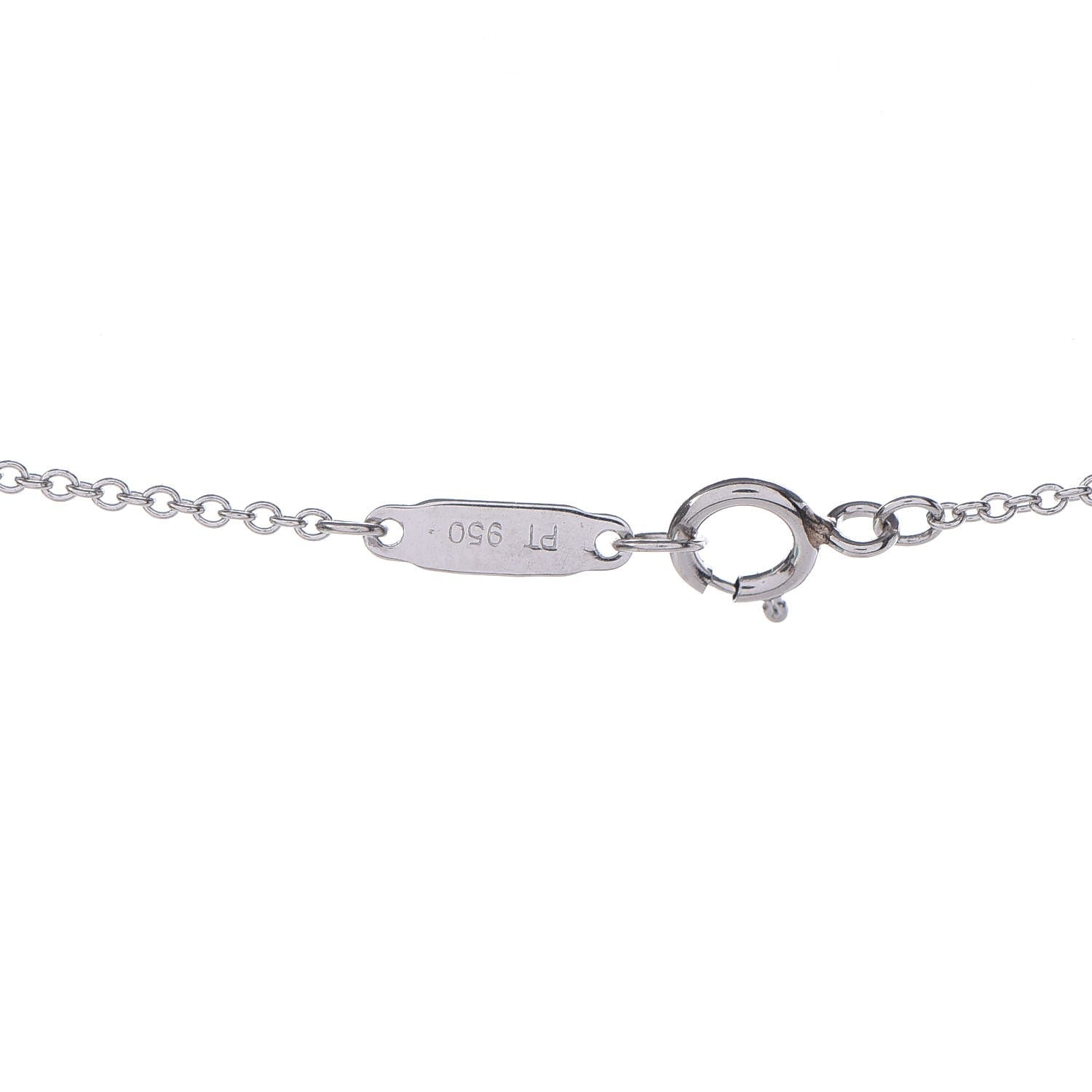 Tiffany Platinum Diamond Jazz Triple Drop Pendant Necklace 5 of 8