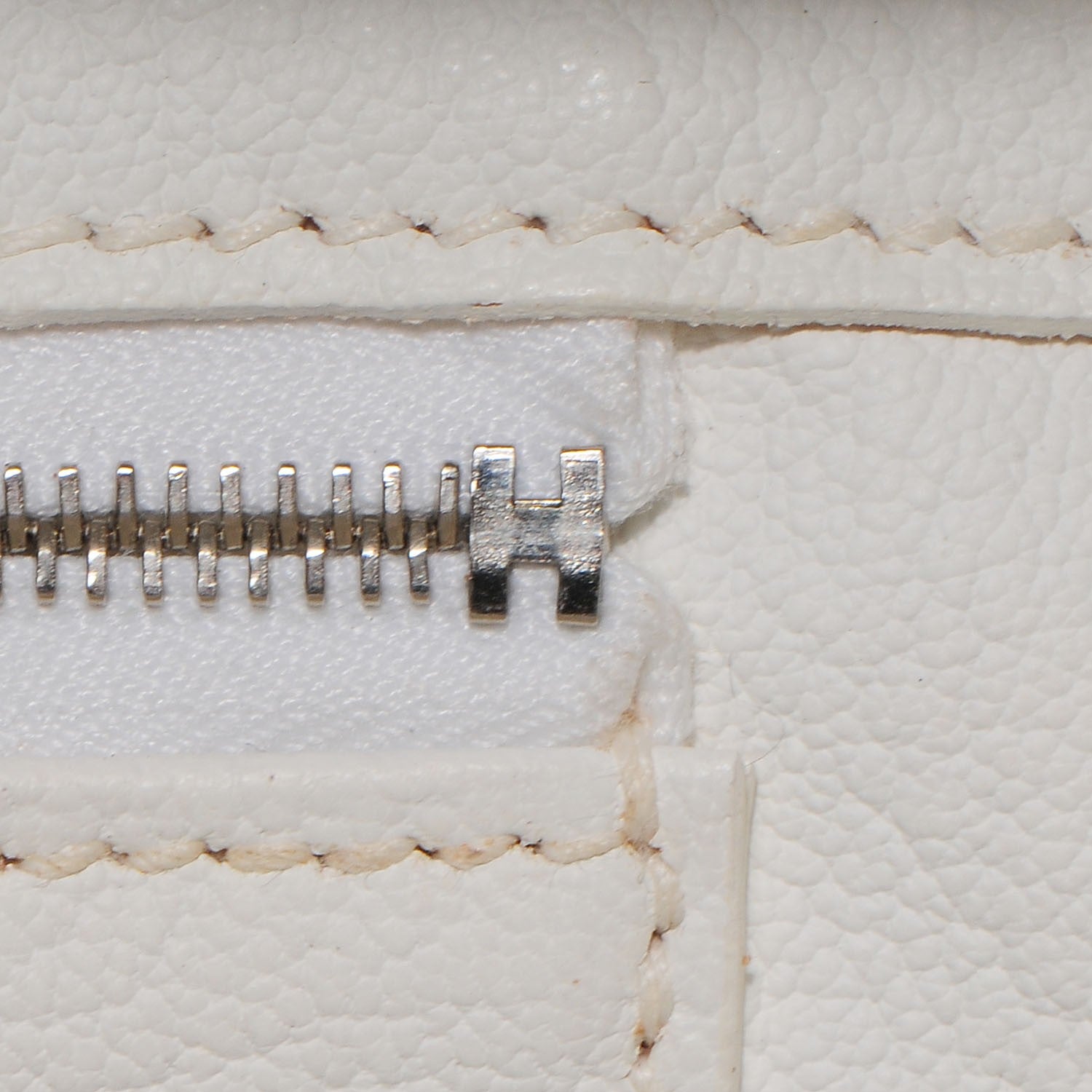 Hermes Taurillon Clemence Birkin 30 White 24 of 28