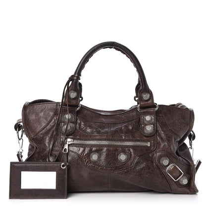 Balenciaga Agneau Giant 21 Silver Hardware Part Time Charbon 1 of 7