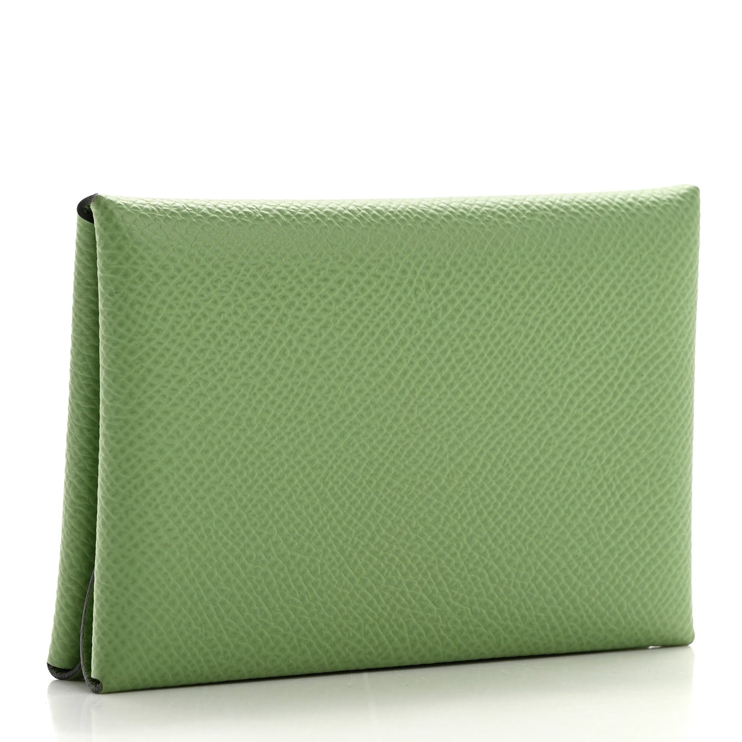 Epsom Calvi Duo Card Case Vert Criquet